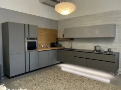 Cucina grigia design ad angolo Meson's cucine Linea