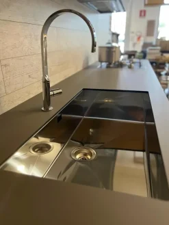 Cucina grigia design ad angolo Meson's cucine Linea