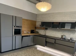 Cucina grigia design ad angolo Meson's cucine Linea
