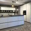 Cucina grigia design con isola Scavolini Delinea