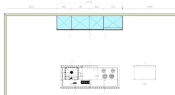 Cucina grigia moderna con isola Sign Ernestomeda in Offerta Outlet