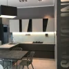 Cucina grigia moderna con penisola Qi scavolini Scavolini scontata