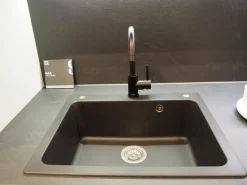 Cucina grigia moderna lineare Scavolini Cucina sax