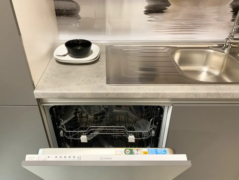 Cucina grigia moderna lineare Lungomare Colombini casa a soli 4050 Euro