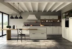 Cucina grigio country lineare Castellana mir Md work scontata