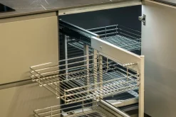 Cucina grigio design ad angolo Ingrosso cucine moderne icm61 Primopiano cucine