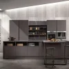 Cucina grigio design ad isola Nuova stella Essebi