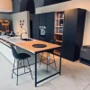 Cucina grigio design ad isola Dada Vvd + prime
