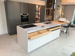 Cucina grigio design ad isola Dada Vvd + prime
