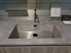 Cucina grigio design lineare Cloe Arredo3