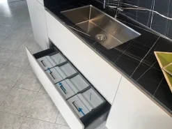 Cucina grigio design lineare Soul Ernestomeda