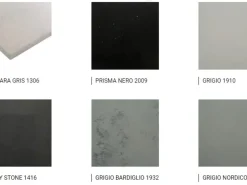 Cucina grigio moderna ad angolo Round Arredo3 in Offerta Outlet