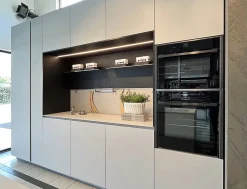 Cucina in laminato materico Ernestomeda a PREZZI OUTLET -30%