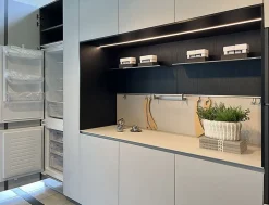 Cucina in laminato materico Ernestomeda a PREZZI OUTLET -30%