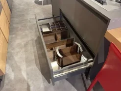 Cucina Kalì ecomalta moderna grigio Arredo3 ad isola scontata 61%