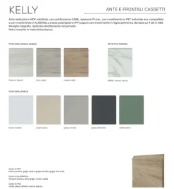 Cucina Kelly moderna altri colori Net cucine lineare scontata 50%