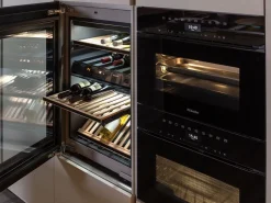 Cucina Klab 01 outlet con penisola Diotti.com con uno sconto imperdibile