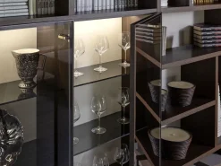 Cucina Klab 01 outlet con penisola Diotti.com con uno sconto imperdibile