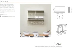 Cucina Kriptonite design lineare grigia in acciaio Cantinetta krossing
