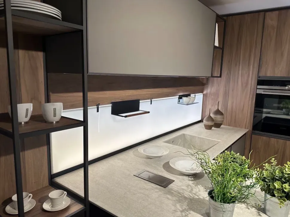 Cucina Kronos con penisola Arredo3 con uno sconto imperdibile