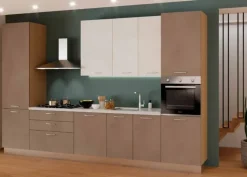 CUCINA lineare Artigianale Cucina modello smart astrali 360 cm   SCONTATA 50%