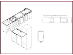 Cucina lineare classica bianca Arredo3 Asolo a soli 6959 Euro