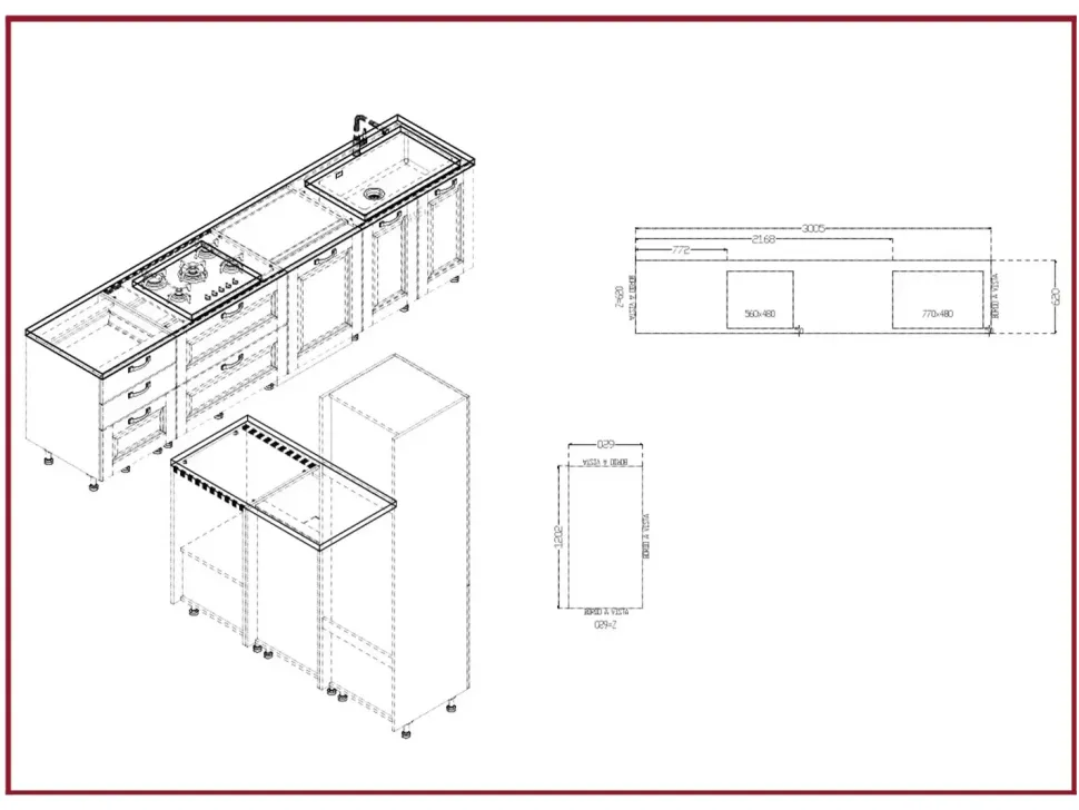 Cucina lineare classica bianca Arredo3 Asolo a soli 6959 Euro