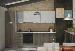 Cucina lineare Greta mod 7 Artigianale con uno sconto vantaggioso