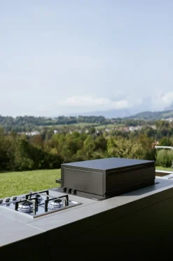 Cucina lineare in acciaio modello Cucina da esterno agher  ad un prezzo riservato