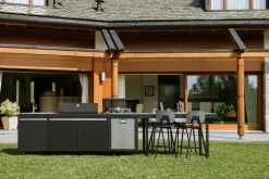 Cucina lineare in acciaio modello Cucina da esterno agher  ad un prezzo riservato