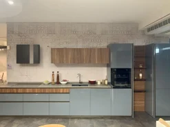 Cucina lineare in laccato lucido altri colori Color trend a prezzo ribassato