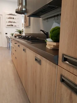 Cucina lineare in laminato materico altri colori Diesel a prezzo scontato