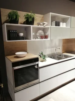 Cucina lineare in laminato materico altri colori Immagina head a prezzo ribassato