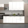 Cucina lineare in laminato materico a prezzo scontato 41%
