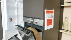 Cucina lineare in laminato materico grigia Cucina modello ginevra ciao cucina a prezzo ribassato