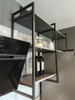 Cucina lineare in laminato materico altri colori Liberamente a prezzo scontato