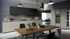 Cucina lineare in laminato opaco a prezzo ribassato 29%