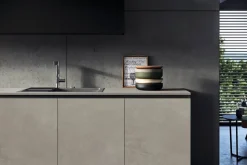 Cucina lineare in laminato opaco a prezzo ribassato 29%