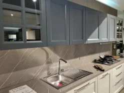 Cucina lineare in legno a prezzo scontato 60%