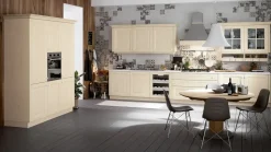 Cucina lineare in legno modello Pavese 01 ad un prezzo riservato