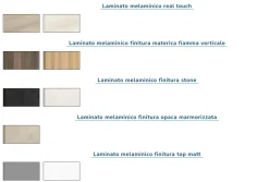 Cucina lineare in legno rovere chiaro Jey feel 01 a prezzo scontato