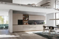 Cucina lineare in melaminico altri colori K10 a prezzo ribassato