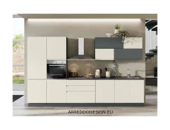 Cucina lineare in melaminico altri colori Kelly a prezzo scontato