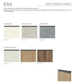 Cucina lineare in nobilitato a prezzo ribassato 50%