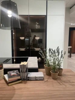 Cucina lineare in vetro a prezzo ribassato 56%