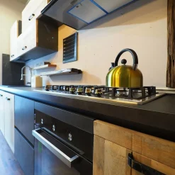 Cucina lineare industriale rovere chiaro Collezione esclusiva Cuicna industrial jupiter moderna   a soli 4990€