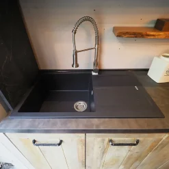 Cucina lineare industriale rovere chiaro Collezione esclusiva Cuicna industrial jupiter moderna   a soli 4990€