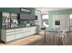 Cucina lineare Jey Creo kitchens con uno sconto del 50%