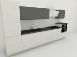 Cucina lineare Jey Creo kitchens con uno sconto del 50%