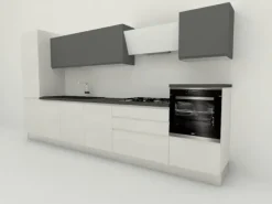 Cucina lineare Jey Creo kitchens con uno sconto del 50%